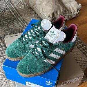 Adidas Gazelle Forest Green Suede